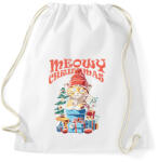 printfashion Karácsonyi cica - Sportzsák, Tornazsák - Fehér (16973912)