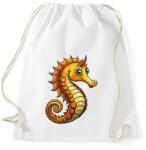 printfashion Csikóhal - Sportzsák, Tornazsák - Fehér (16901172)