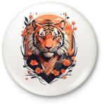 printfashion Japán tigris - Kitűző, hűtőmágnes - Fehér (17137526)