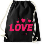 printfashion Love - Sportzsák, Tornazsák - Fekete (17218259)