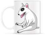 printfashion Bullterrier kutya - Bögre - Fehér (17295119)