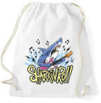 printfashion Gitáros cápa - Sportzsák, Tornazsák - Fehér (17113860)