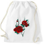 printfashion Virág - Sportzsák, Tornazsák - Fehér (17394290)