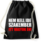 printfashion Szakember (3) - Sportzsák, Tornazsák - Fekete (16880299)