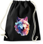 printfashion farkas - Sportzsák, Tornazsák - Fekete (17272341)