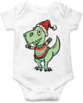 printfashion Integető karácsonyi t-rex - Baba Body - Fehér (17003890)