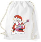 printfashion Gitáros télapó - Sportzsák, Tornazsák - Fehér (17017810)