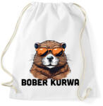 printfashion Kurwa Bober - Sportzsák, Tornazsák - Fehér (16935312)