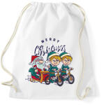 printfashion Karácsonyi manók - Sportzsák, Tornazsák - Fehér (16983737)