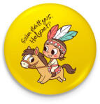 printfashion Szia Báttyus, helyzet? - Kitűző, hűtőmágnes - Sárga (17378382)