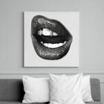 printfashion Y2K CyberKiss - Vászonkép - Fehér (17186630)