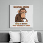 printfashion Szeretem a munkám csak ne kellene ilyen sokszor itt lenni - Vászonkép - Fehér (17475554)