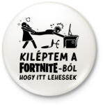 printfashion Fortnite - Kitűző, hűtőmágnes - Fehér (17044257)