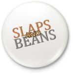 printfashion Slaps and Beans - Kitűző, hűtőmágnes - Fehér (16954868)