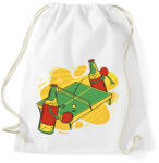 printfashion Beer ping pong - Sportzsák, Tornazsák - Fehér (17061784)