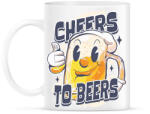 printfashion Cheers to beers - Bögre - Fehér (17119913)