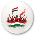 printfashion Szurkolók - Kitűző, hűtőmágnes - Fehér (17345876)