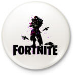 printfashion Fortnite Character - Kitűző, hűtőmágnes - Fehér (17025866)