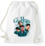 printfashion Gi-Hun - Squid Game 2 - Sportzsák, Tornazsák - Fehér (17257040)