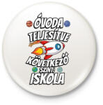 printfashion ÓVODA TELJESÍTVE - Kitűző, hűtőmágnes - Fehér (17486792)