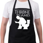 printfashion Throne of games feher - Kötény - Fekete (17475989)