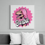printfashion Dínó Barbie - Vászonkép - Fehér (17131256)
