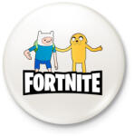 printfashion Jake és Finn Fortnite - Kitűző, hűtőmágnes - Fehér (17449322)