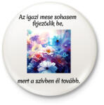printfashion Gyerek szemmel - Kitűző, hűtőmágnes - Fehér (17321138)