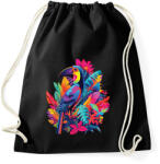 printfashion Madár - Sportzsák, Tornazsák - Fekete (17393391)