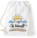 printfashion Jó reggelt te bánat - Sportzsák, Tornazsák - Fehér (17303384)