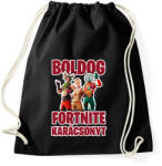 printfashion Fortnite Karácsony - Sportzsák, Tornazsák - Fekete (16883493)