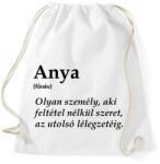 printfashion Anya főnév - Sportzsák, Tornazsák - Fehér (17426976)