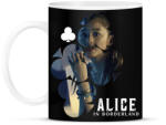 printfashion Alice in borderland KUINA FEHÉR - Bögre - Fekete (17243352)