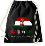printfashion magyar vagyok 2 - Sportzsák, Tornazsák - Fekete (17421477)