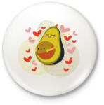 printfashion Avokádó anyuka - Kitűző, hűtőmágnes - Fehér (17161821)