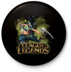 printfashion Akali - Kitűző, hűtőmágnes - Fekete (17329689)