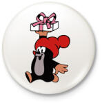 printfashion Kisvakond Karácsony - Kitűző, hűtőmágnes - Fehér (16945868)