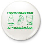 printfashion TEQUILA - Kitűző, hűtőmágnes - Fehér (17422682)