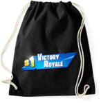 printfashion Fortnite win - Sportzsák, Tornazsák - Fekete (17378969)