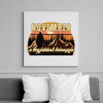 printfashion November a legjobbak hónapja 1 - Vászonkép - Fehér (16904760)