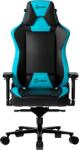 LORGAR Base 311, Gaming chair, PU eco-leather, 1.8 mm metal frame, multiblock mechanism, 4D armrests, 5 Star aluminium base, Class-4 gas lift, 75mm PU casters, Black + blue (LRG-CHR311BBL)