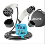 ABSINA 11kW, 16A, 3 fázisú, 7.5m elektromos autó töltőkábel (52-231-1005) - bestbyte
