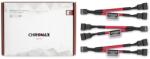 Noctua NA-SYC1 chromax. red - 3 darabos készlet, piros (NA-SYC1.red)