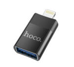 hoco. UA17 OTG adapter USB-A A- Lightning, fekete (6931474761989)