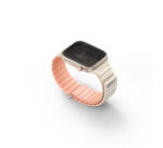 Uniq Revix Evo mágneses Apple Watch szíj, 49/45/44/42MM, rózsaszín (-49MM-REVECPNKIVY) (UNIQ-49MM-REVECPNKIVY)
