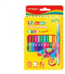 Keyroad Rostirón, filctoll kétvégű készlet 12 db/doboz duo fiber marker 24 klf. szín (KR972435)