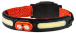 NEBO CURVBEAM 600 FLEX fejlámpa, 600 lumen, 1100mAh, COB LED, IPX4, 180°-os világítás (NEB-HLP-0021-G) (NEB-HLP-0021-G)
