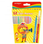 Keyroad Rostirón, filctoll készlet 2 mm 12 db/bliszter vegyes színek (KR971587)