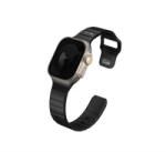 Uniq Stride KFM Apple Watch 49mm gumis szilikon szíj, fekete (-49MM-STRIMBLK) (UNIQ-49MM-STRIMBLK)