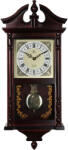 Merion ingás fa falióra, quartz, 1/1 ütős, westminster dallam, mahagóni színű (6659-3) - pepita